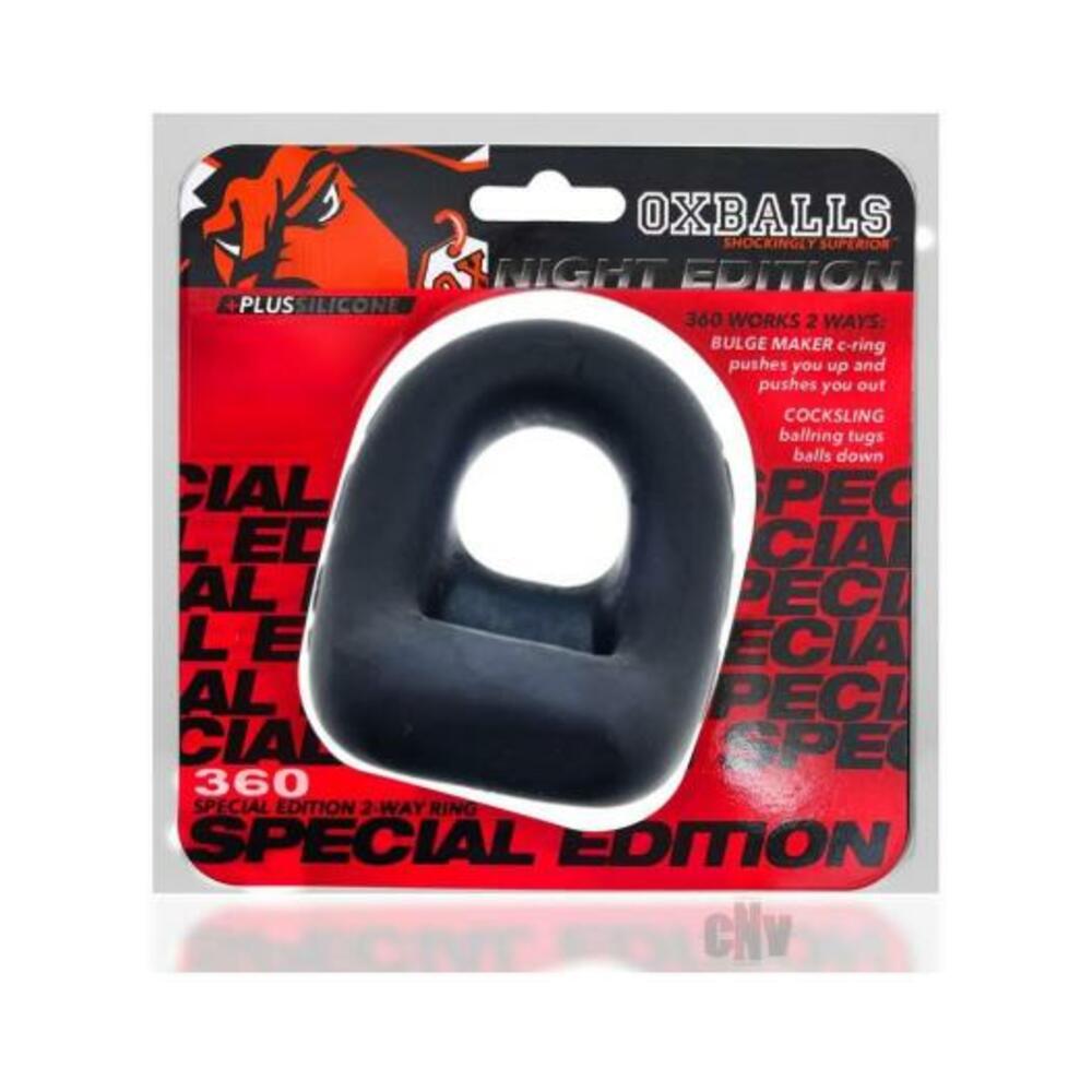 840215121776_1 Oxballs 360 Dual-use Cockring Plus+silicone Special Edition Night - Image 1