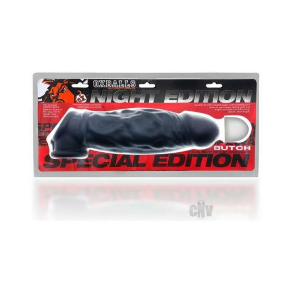 840215121806_1 Oxballs Butch Cocksheath Plus+silicone Special Edition Night - Image 1