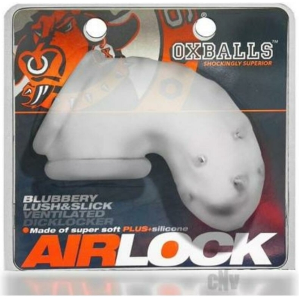 Oxballs Airlock Air-lite Vented Chastity Clear Ice