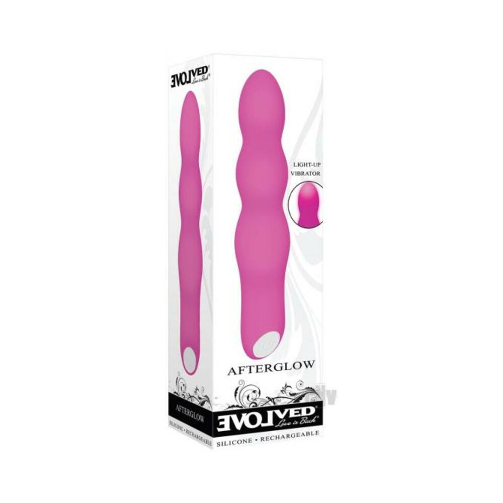 844477018447_1 Evolved Afterglow Light-up Vibrator Pink - Image 1