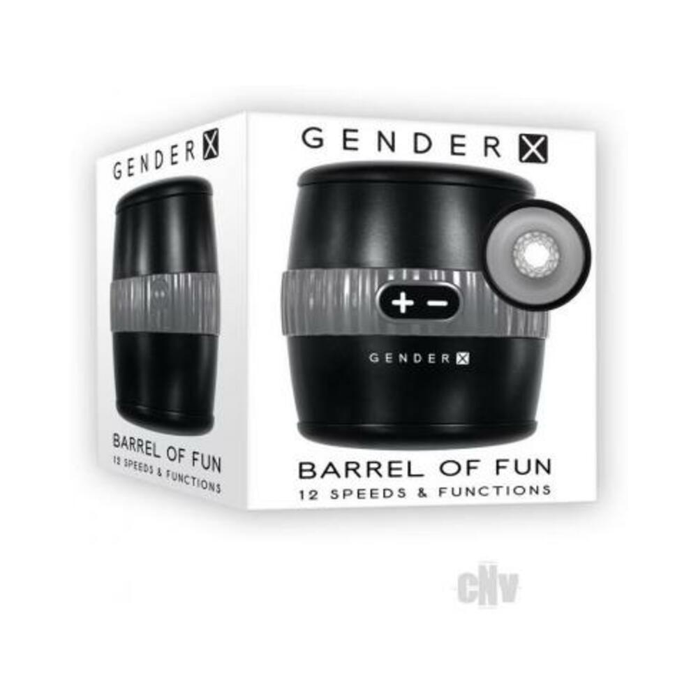 844477018942_1 Gender X Barrel Of Fun Stroker Black - Image 1