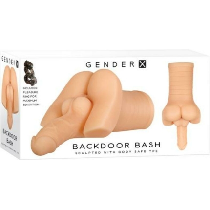 Gender X Backdoor Bash Light With Vibrating Cockring 2.5 Lbs