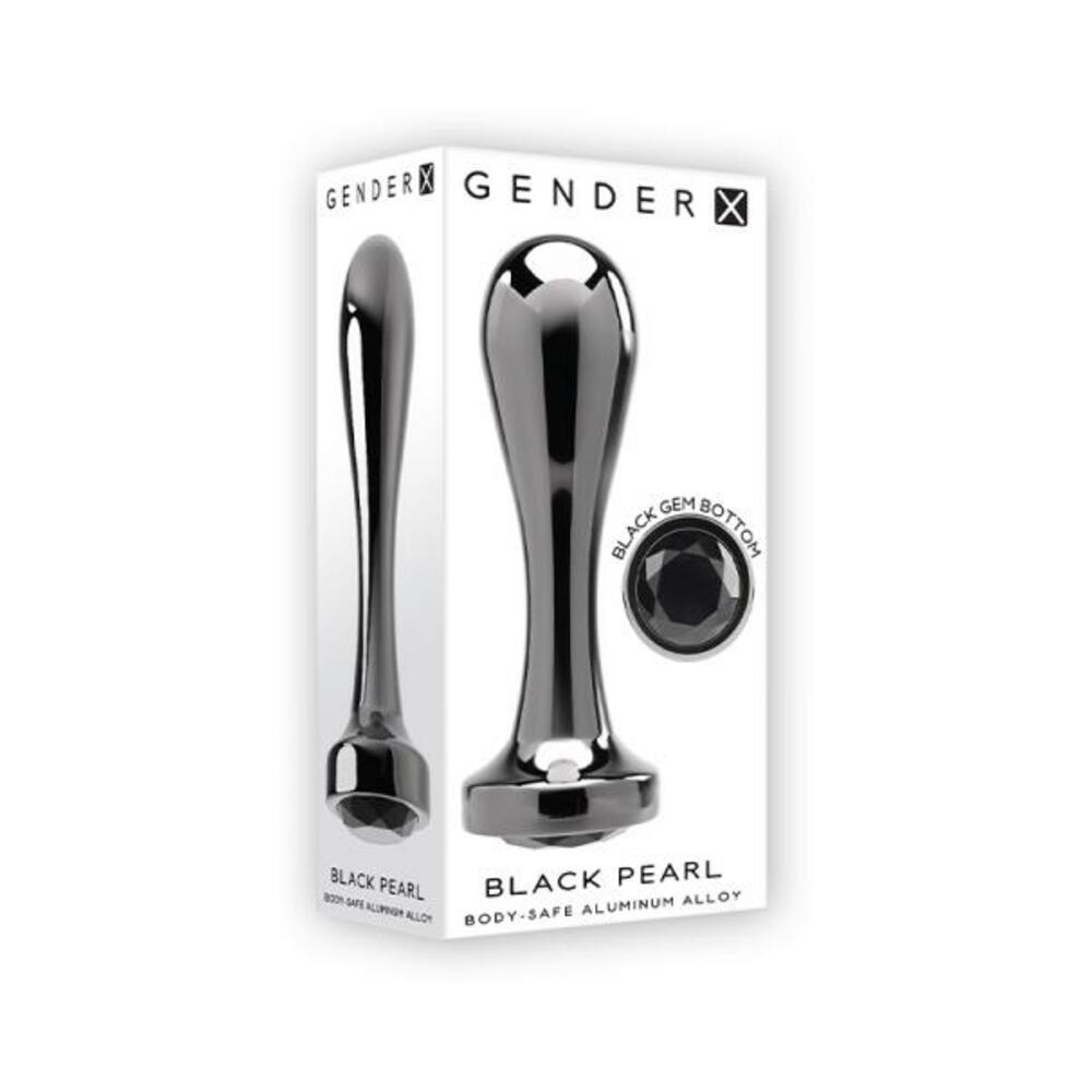 844477020228_1 Gender X Black Pearl Aluminum Plug - Image 1