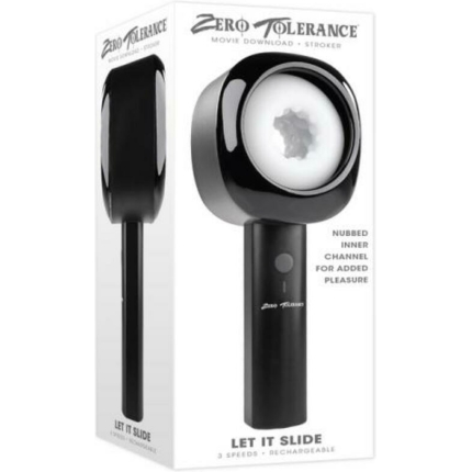 Zero Tolerance Let It Slide Rechargeable Stroker Black
