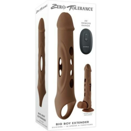 Zero Tolerance Big Boy Extender Rechargeable Extension With Remote Silicone Dark