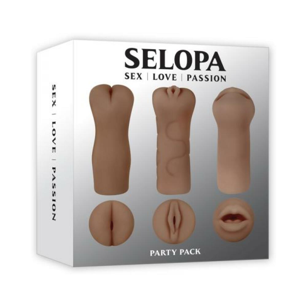 844477023496_1 Selopa Party Pack 3-piece Stroker Pack Dark - Image 1