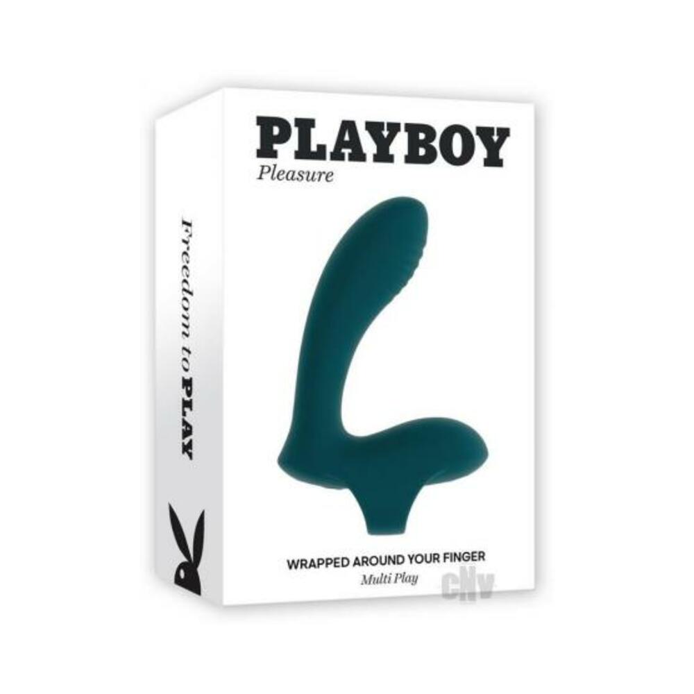 844477025315_1 Playboy Wrapped Around Your Finger Deep Teal - Image 1