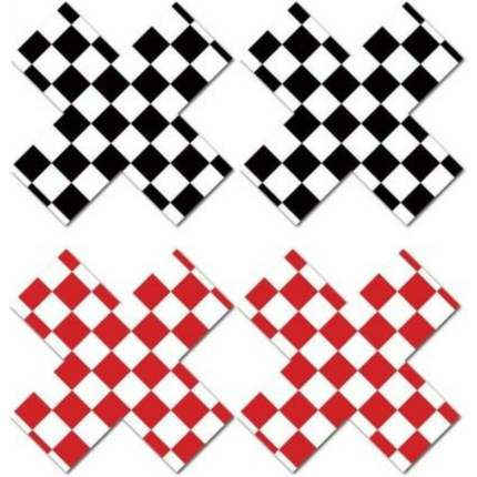 Peekaboo Off The Wall X Blk/red
