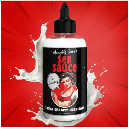 Naughty Jane's Sex Sauce Extra Creamy Lubricant - 8oz