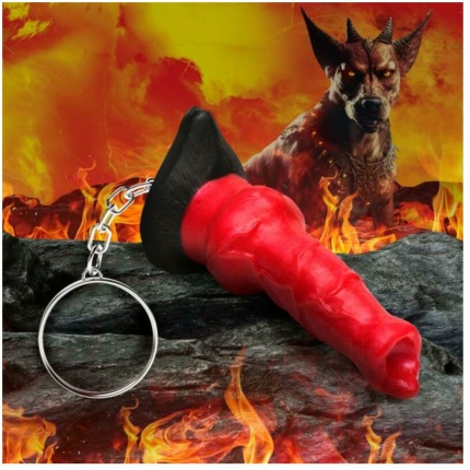 Hell Hound Mini Dildo Key Chain
