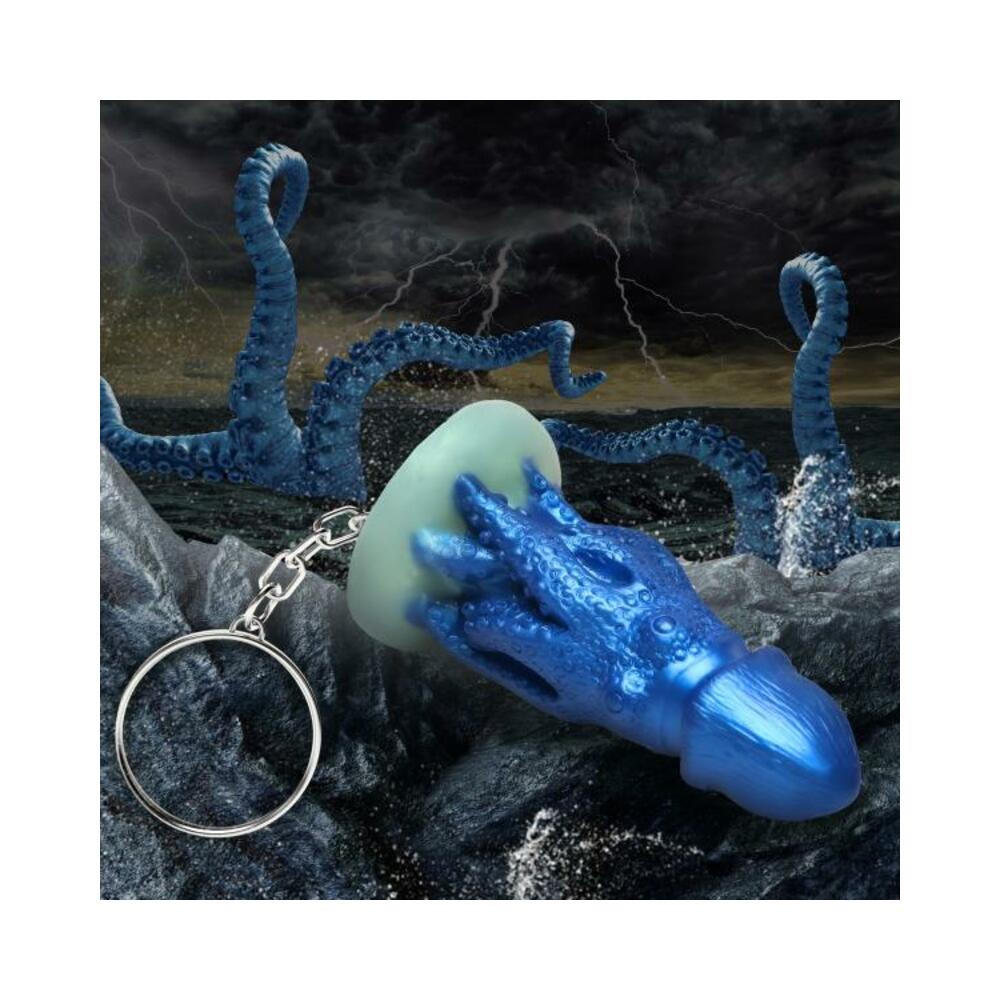 848518054975_1 Cocktopus Mini Dildo Key Chain - Image 1