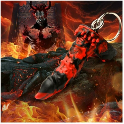 Fire Demon Mini Dildo Key Chain