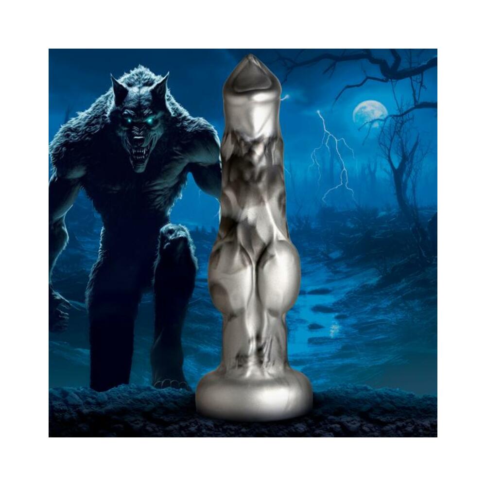 848518055187_1 Night Prowler Silicone Dildo - Medium - Image 1