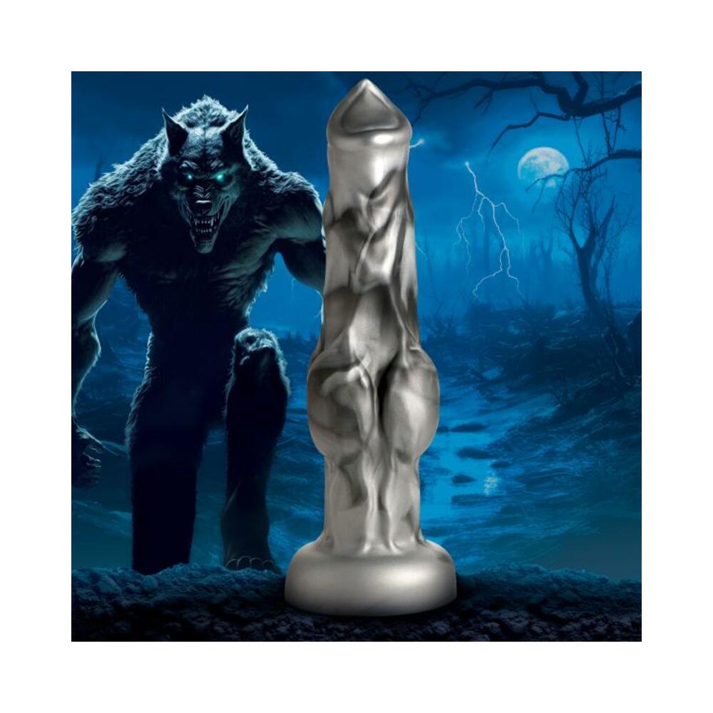848518055194_1 Night Prowler Silicone Dildo - Large - Image 1