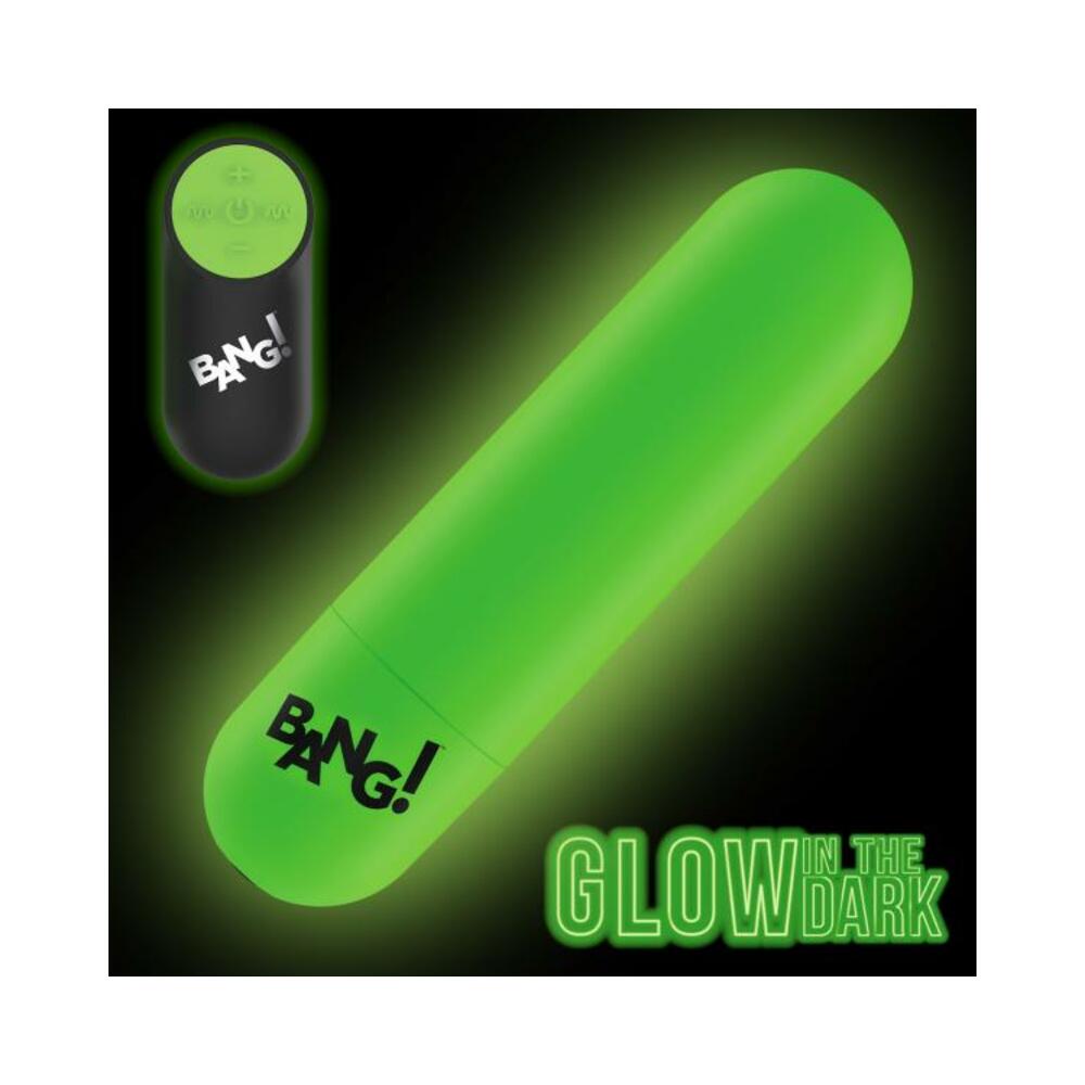 848518055460_1 Glow-in-the-dark Silicone Bullet - Image 1