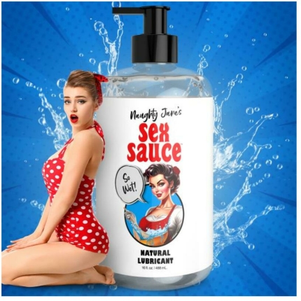 Naughty Jane's Sex Sauce Natural Lubricant - 16oz