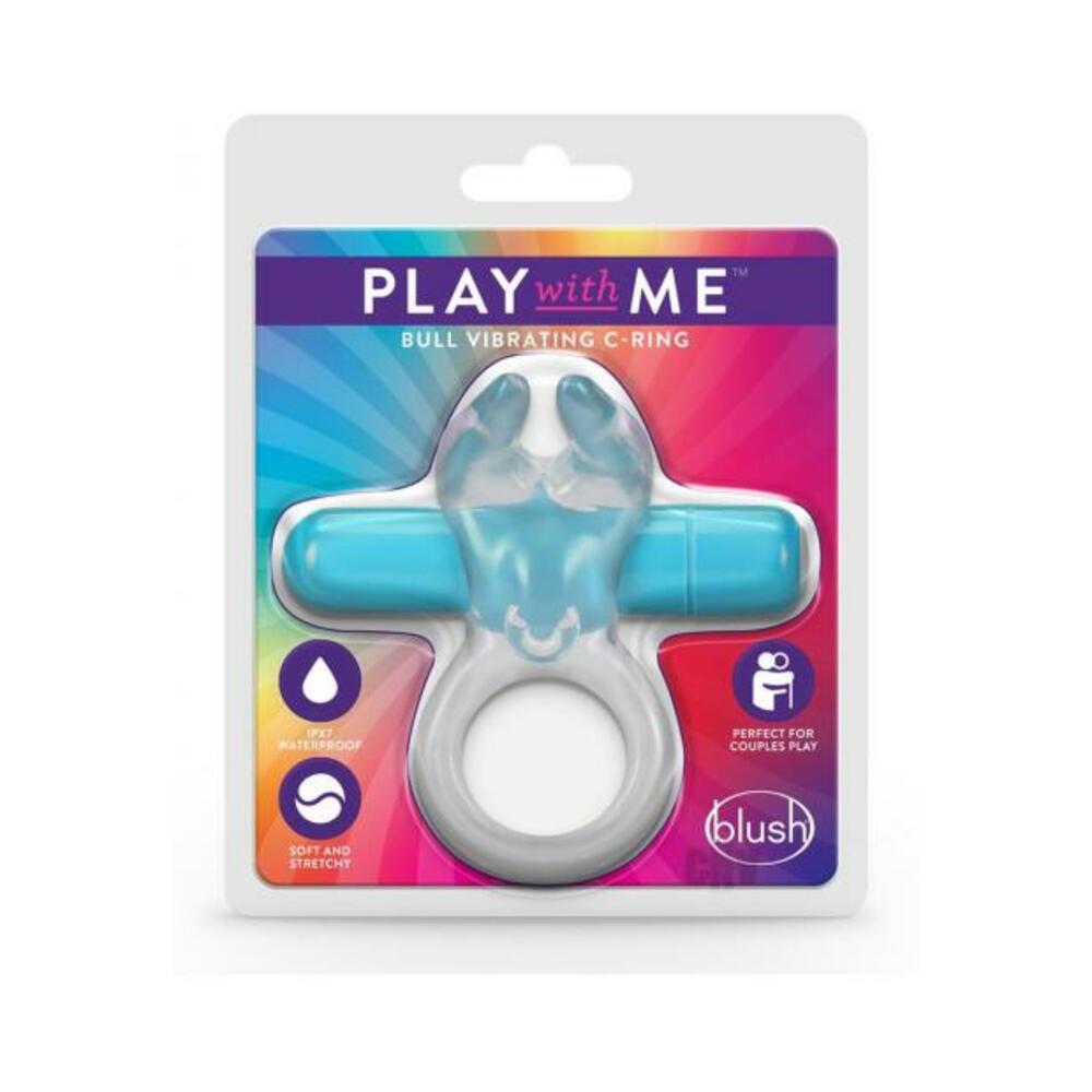 850002870305_1 Play With Me - Bull Vibrating C-ring - Blue - Image 1