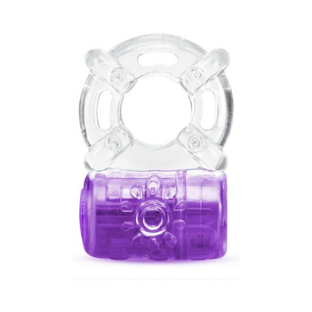 850002870466_1 Play With Me - One Night Stand Vibrating C-ring - Purple - Image 1