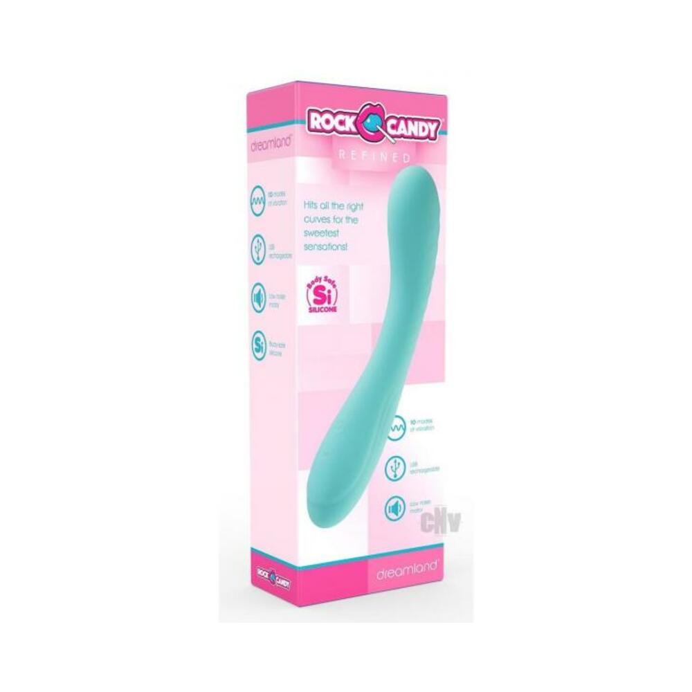 850006647873_1 Refined Dreamland G-spot Vibrator Teal - Image 1