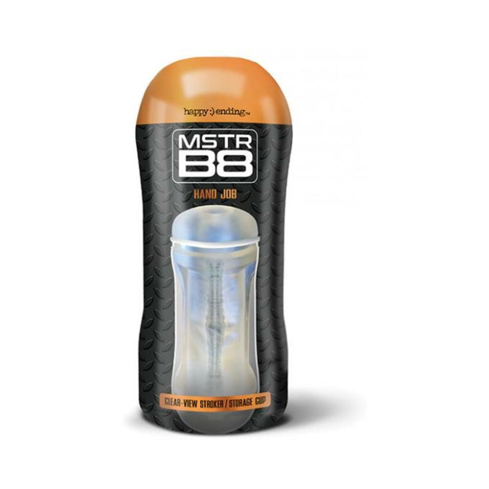 850010096681_1 Happy Endings Mstr B8 In The Clear Stroker Cup Hand Job - Image 1