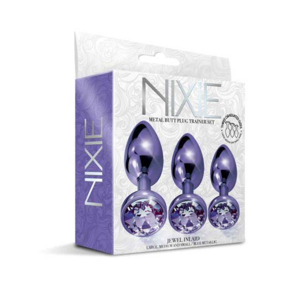 850010096926_1 Nixie Metal Plug Trainer Set Purple Metallic - Image 1