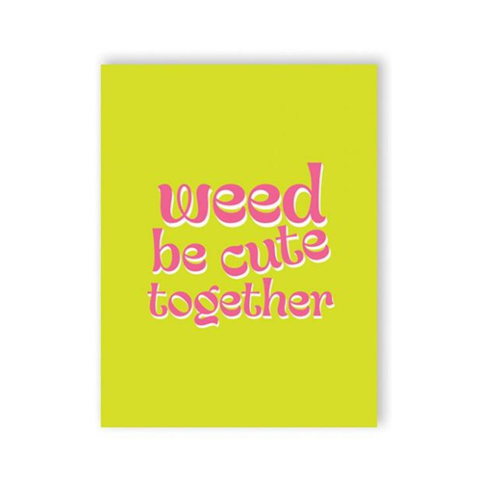 850049885683_1 Weed Be Cute 420 Greeting Card - Image 1