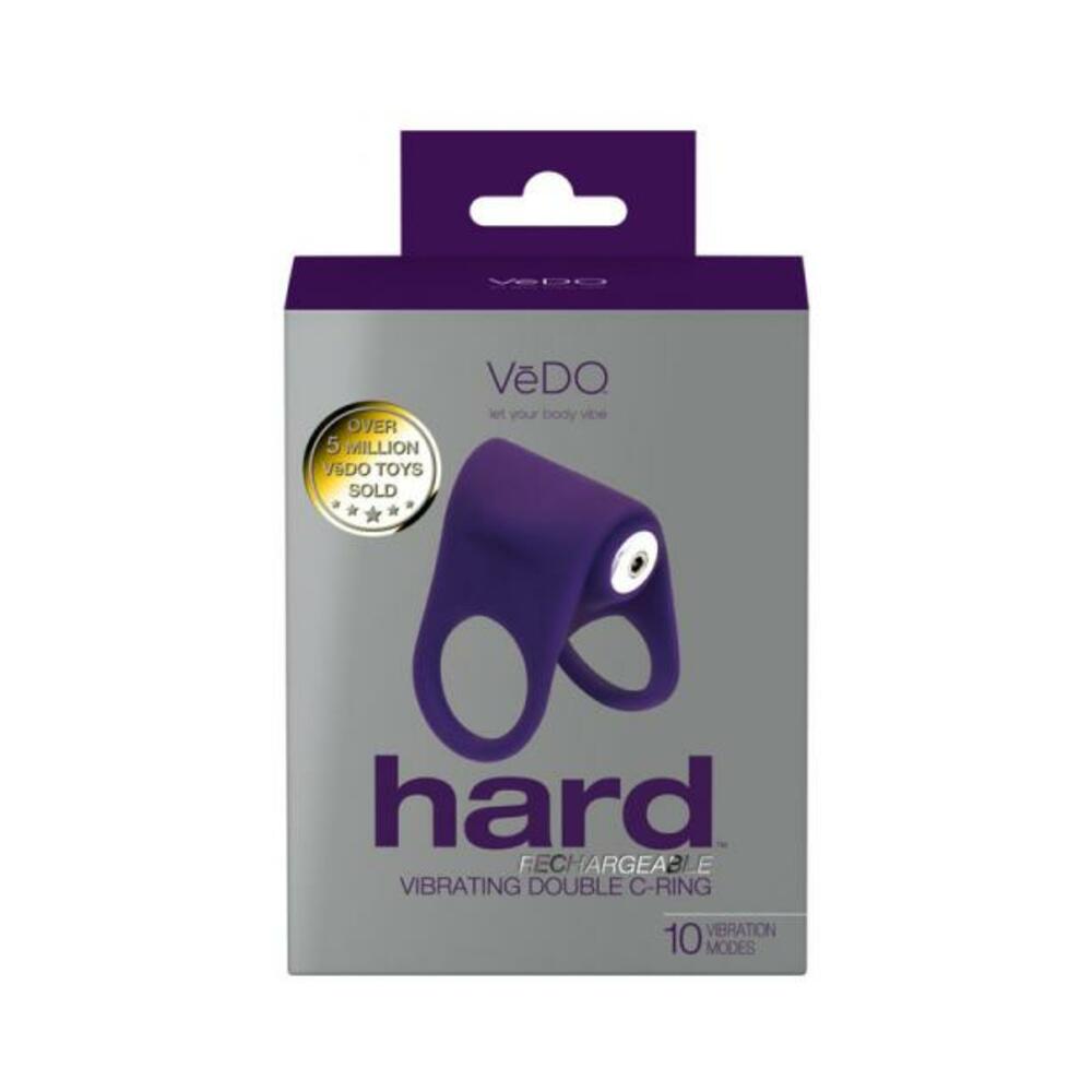 850052871192_1 Vedo Hard Rechargeable C-ring Purple - Image 1