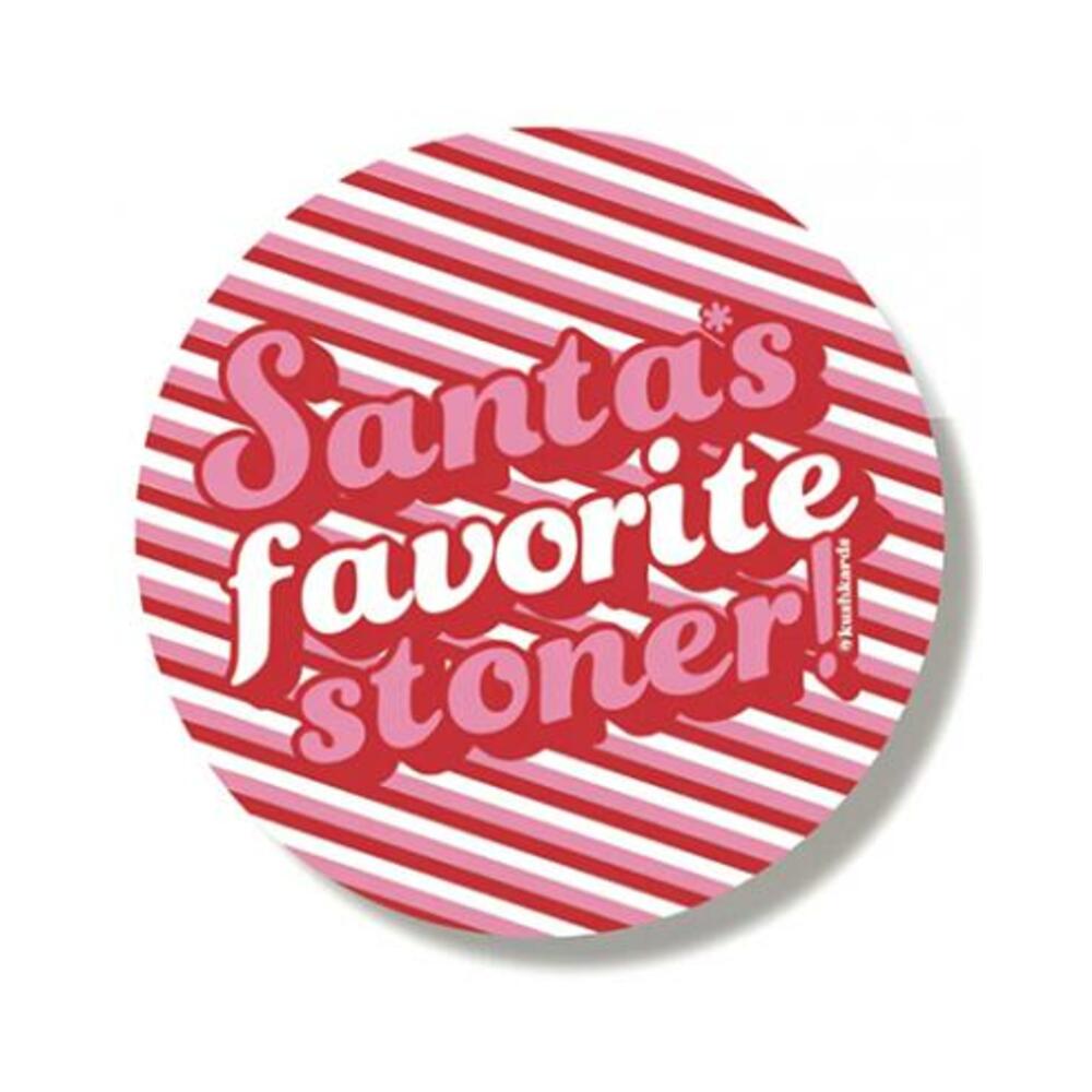 850054576842_1 Favstoner Holiday Sticker - Pack Of 3 - Image 1