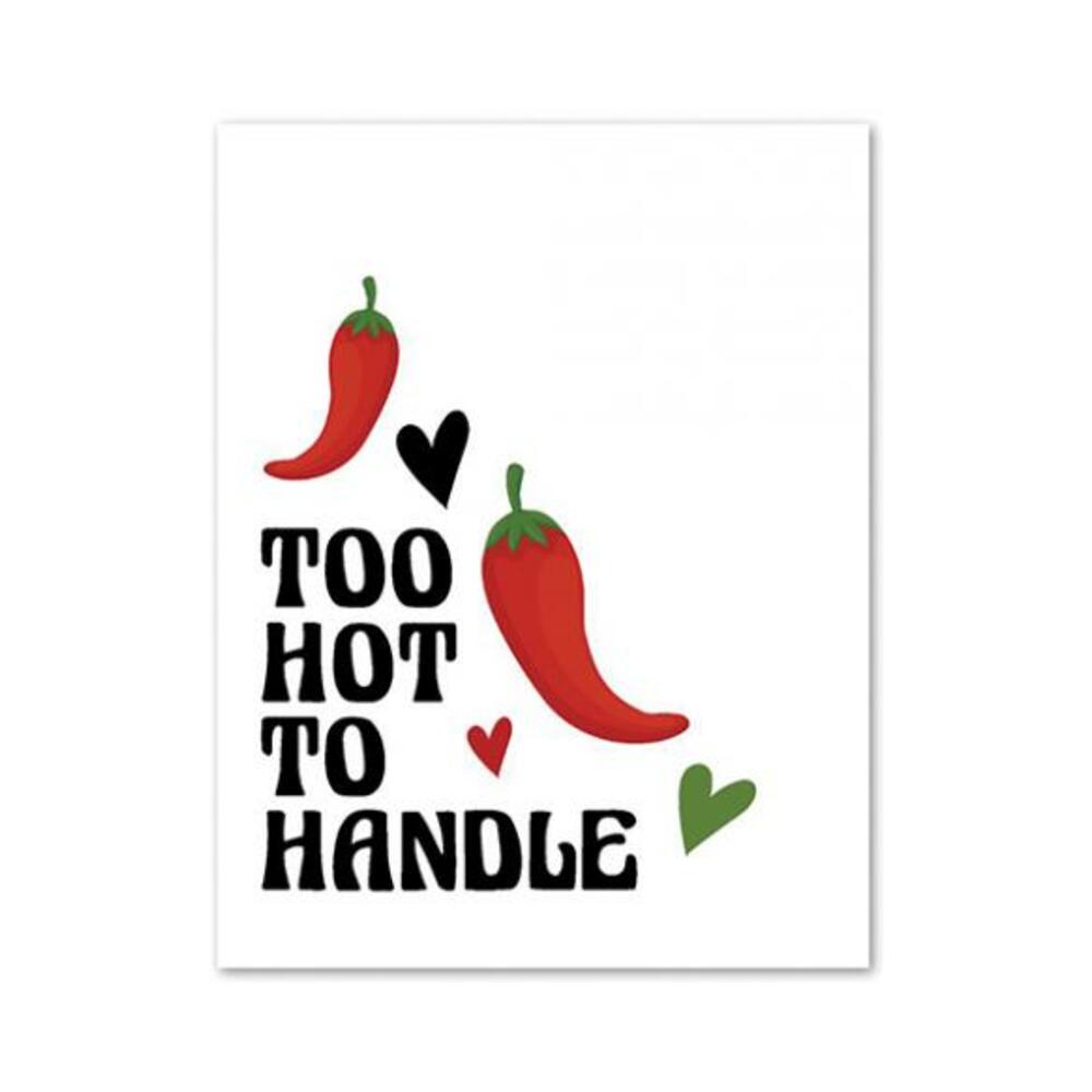 850059990094_1 Too Hot To Handle Greeting Card - Image 1