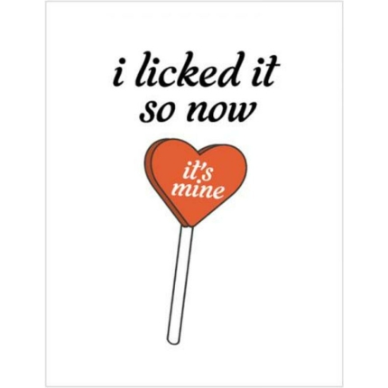 It's Mine Naughty Kard