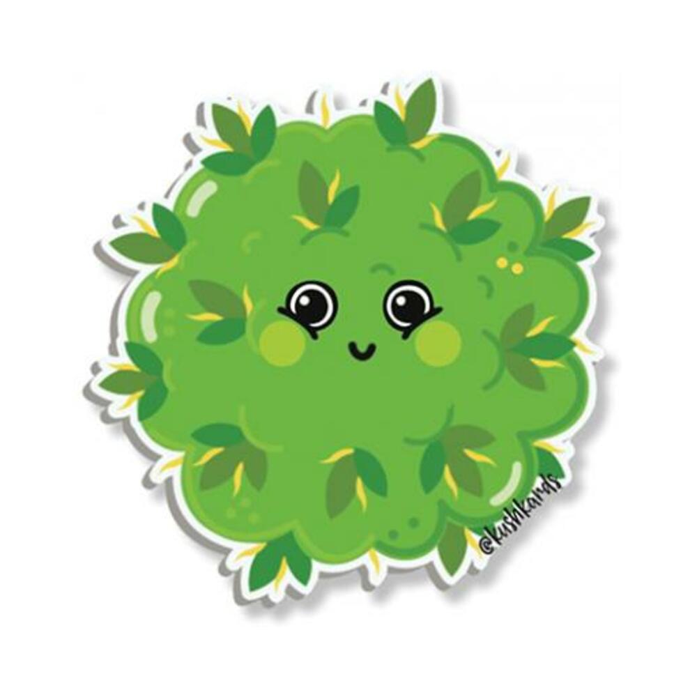 850059990476_1 Cute Kush On You Bud Sticker - Pack Of 3 - Image 1