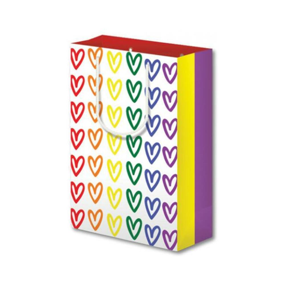 850059990575_1 Pride Hearts Gift Bag - Image 1