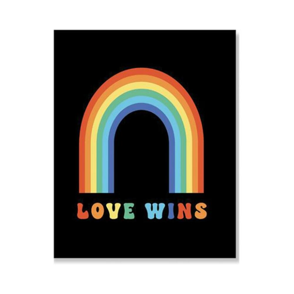 850059990636_1 Love Wins Greeting Card - Image 1