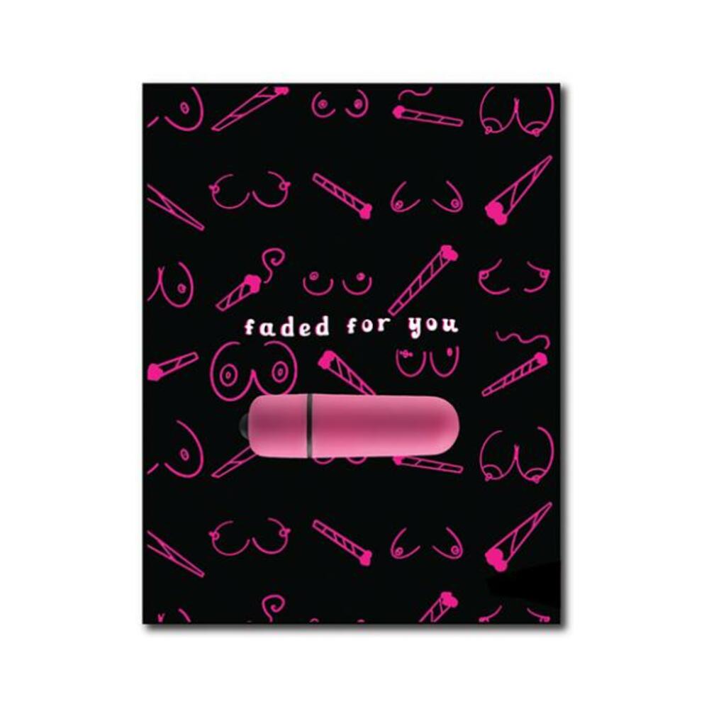 850059990735_1 420 Foreplay Faded For You Greeting W/rock Candy Vibrator & Fresh Vibes Towelettes - Image 1