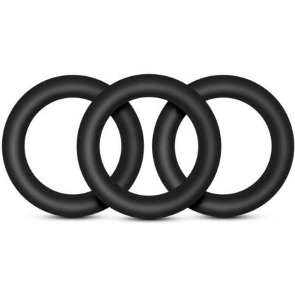 Performance VS2 Silicone Cock Rings Small Black