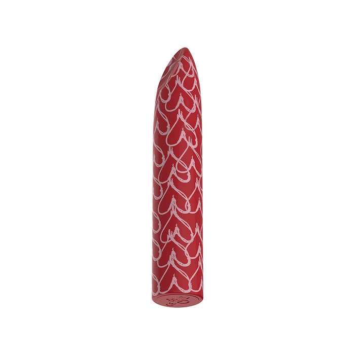 86019E_700x700_66088715-3424-49e8-b0d7-41b34f587217 Luv Inc Hb82 Heart Bullet Vibrator Red - Image 1