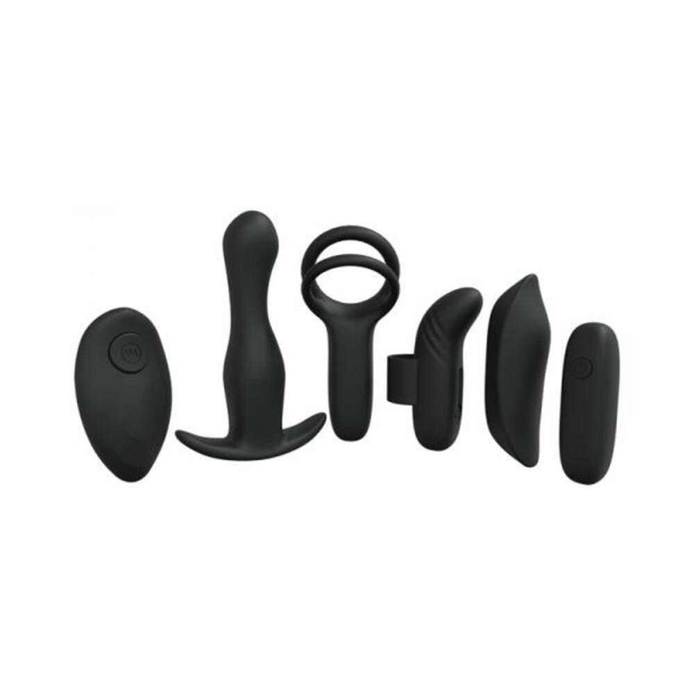 8714273052544_1 Loveline Supreme Weekend Kit Silicone Rechargeable Waterproof Black - Image 1