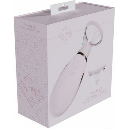Pumped Enhance Automatic Rechargeable Vulva & Breast Pump Pink