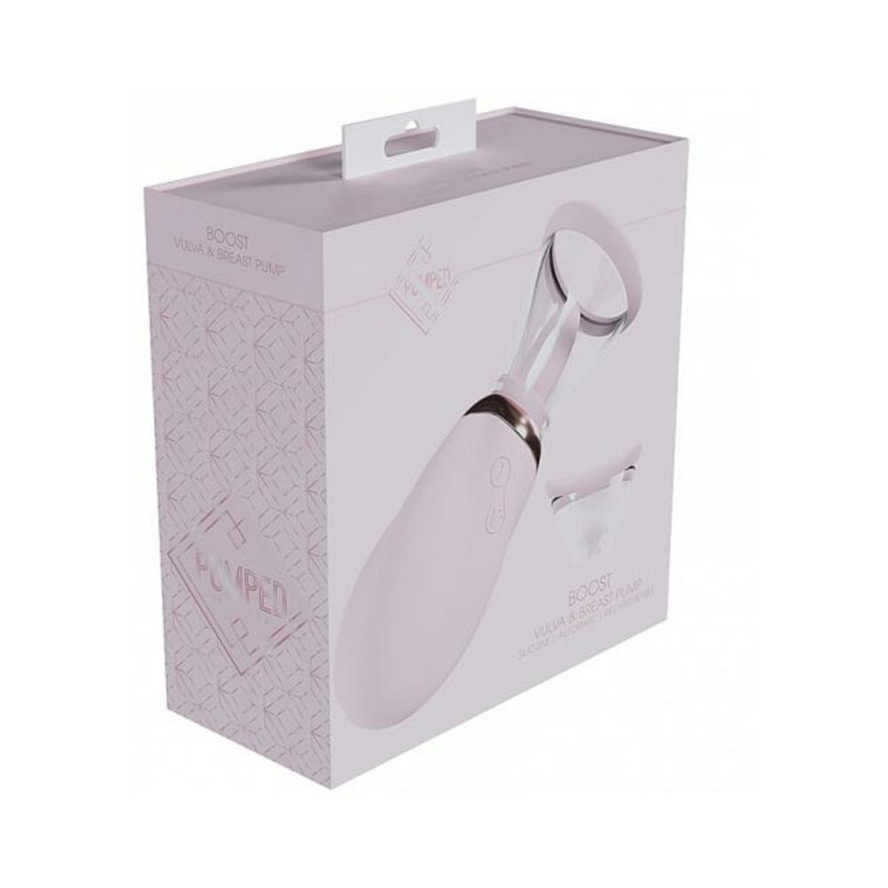 8714273054845_1 Pumped Boost Automatic Rechargeable Vulva & Breast Pump Pink - Image 1