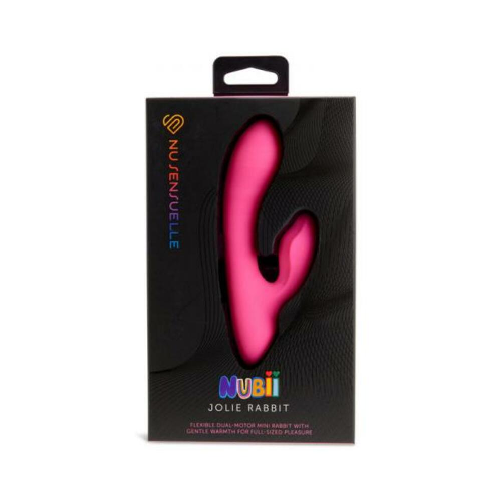 9342851003573_1 Nu Sensuelle Jolie Nubii Warming Mini Rabbit Pink - Image 1