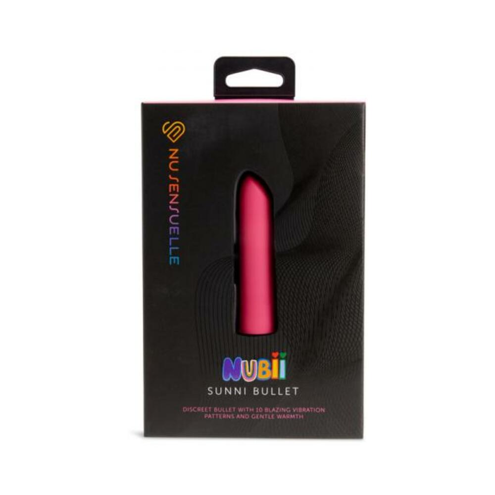9342851003580_1 Nu Sensuelle Sunni Nubii Warming Bullet Pink - Image 1