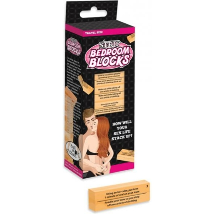 Strip Bedroom Blocks Game Travel Size