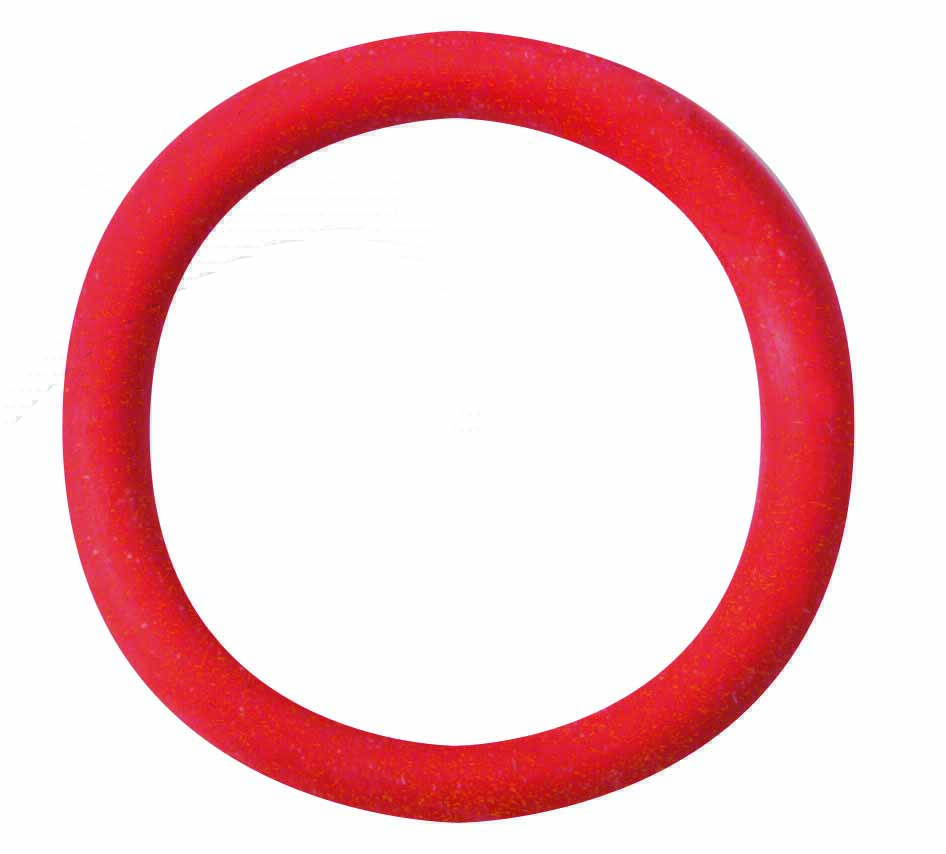 BSPR-36 Spartacus 1.25 Rubber Cock Ring - Red - Image 1