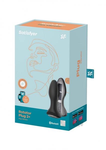 CNVEF-EEIS2366427f2bf55397 Satisfyer Rotator Plug 2 Plus Black - Image 1