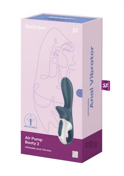 CNVEF-EEIS25964940dc981bd4 Satisfyer Air Pump Booty 2 Gray - Image 1