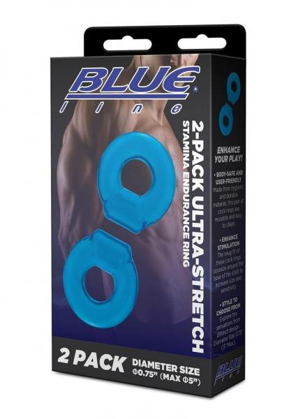 CNVEF-EELBLM4027-BLU642e8a3fe0423 Blue Line Ultra Stretch 2pk Ring Blu - Image 1
