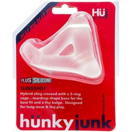 Hunky Junk Slingshot 3 Ring Teardrop - Ice