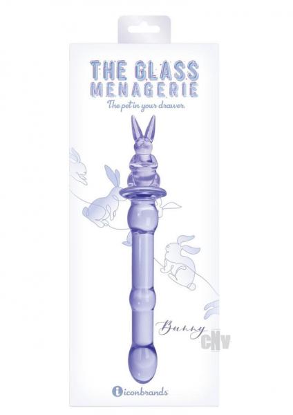 CNVEF-EIC1101-264e71c3bec4bf Glass Menage Rabbit Dildo Purple - Image 1
