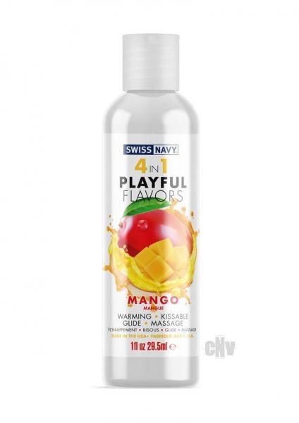 CNVEF-EMDS-SN7423654cae46584d2 Swiss Navy 4 In 1 Playful Flavors Mango 1 Oz - Image 1