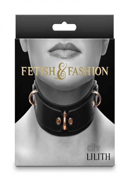 CNVEF-ENS1800-13652664eacb0f0 Fetish Fashion Lillith Coller Blk/gld - Image 1